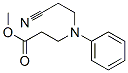 methyl N-(2-cyanoethyl)-N-phenyl-beta-alaninate 구조식 이미지