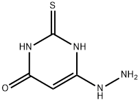 4(1H)-Pyrimidinone, 6-hydrazino-2,3-dihydro-2-thioxo- (9CI) 구조식 이미지