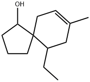 Spiro[4.5]dec-7-en-1-ol, 10-ethyl-8-methyl- (9CI) Structure