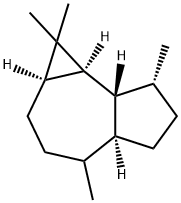 Decahydro-1,1,4,7-tetramethyl-1H-cycloprop[e]azulene 구조식 이미지