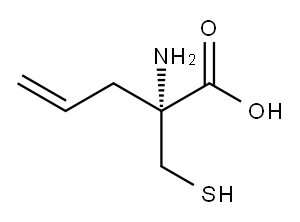 4-Pentenoicacid,2-amino-2-(mercaptomethyl)-,(2R)-(9CI) 구조식 이미지