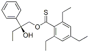 2,4,6-Triethylbenzenethiocarboxylic acid S-(2-hydroxy-2-phenylbutyl) ester Structure