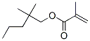 2,2-dimethylpentyl methacrylate Structure