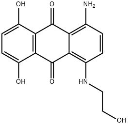 1-amino-5,8-dihydroxy-4-[(2-hydroxyethyl)amino]anthraquinone Structure