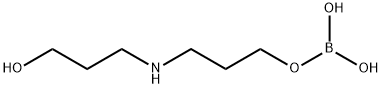3-[[3-[(dihydroxyboryl)oxy]propyl]amino]propan-1-ol 구조식 이미지