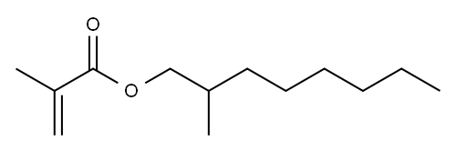 2-methyloctyl methacrylate 구조식 이미지