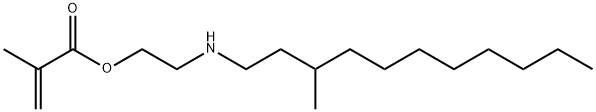 2-[(3-methylundecyl)amino]ethyl methacrylate 구조식 이미지