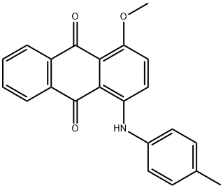 1-메톡시-4-[(4-메틸페닐)아미노]안트라퀴논 구조식 이미지