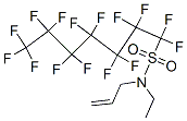 N-allyl-N-ethyl-1,1,2,2,3,3,4,4,5,5,6,6,7,7,7-pentadecafluoroheptane-1-sulphonamide  Structure