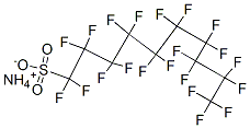 ammonium henicosafluorodecanesulphonate Structure