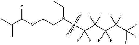 2-[ethyl[(undecafluoropentyl)sulphonyl]amino]ethyl methacrylate Structure