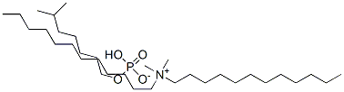 didodecyldimethylammonium isooctyl hydrogen phosphate Structure