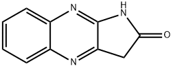 2H-Pyrrolo[2,3-b]quinoxalin-2-one,1,3-dihydro-(8CI,9CI) 구조식 이미지