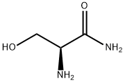 (S)-2-amino-3-hydroxypropionamide  Structure