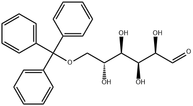 6-O-TRIPHENYLMETHYL-D-GLUCOPYRANOSE Structure