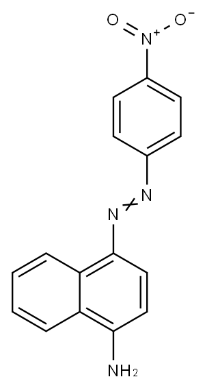 4-[(4-nitrophenyl)azo]naphthalen-1-amine  구조식 이미지