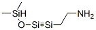 Siloxanes and Silicones, di-Me, 3-(2-aminoethyl)aminopropylsilylidynetris(oxy)tris- Structure