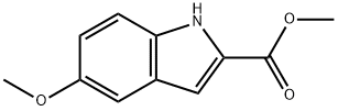 5-METHOXY-1H-INDOLE-2-CARBOXYLIC ACID METHYL ESTER Structure