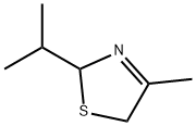 2,5-dihydro-2-isopropyl-4-methylthiazole 구조식 이미지