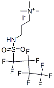 N,N,N-트리메틸-3-(((노나플루오로뷰틸)설포닐)아미노)-1- 프로판아미늄 요오드화물 구조식 이미지