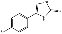 4-(4-Bromo-phenyl)-1,3-dihydro-imidazol-2-one Structure