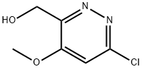 (6-CHLORO-4-METHOXYPYRIDAZIN-3-YL)METHANOL Structure