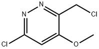 6-CHLORO-3-CHLOROMETHYL-4-METHOXYPYRIDAZINE Structure