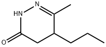 3(2H)-Pyridazinone, 4,5-dihydro-6-methyl-5-propyl- (9CI) 구조식 이미지