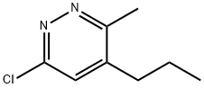 3-CHLORO-6-METHYL-5-PROPYLPYRIDAZINE Structure