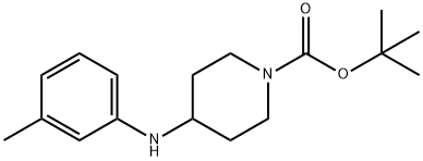 1-BOC-4-[(3-МЕТИЛФЕНИЛ)АМИНО]-ПИПЕРИДИН структурированное изображение