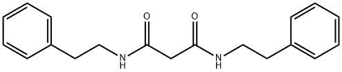 N,N''-DIPHENETHYL-MALONAMIDE Structure