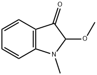 3H-Indol-3-one,1,2-dihydro-2-methoxy-1-methyl-(9CI) 구조식 이미지