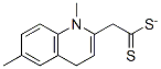 2-(1,6-디메틸퀴놀린-2-일)에탄디티오에이트 구조식 이미지