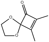 5,8-Dioxaspiro[3.4]oct-2-en-1-one, 2,3-dimethyl- (9CI) 구조식 이미지