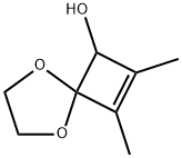 5,8-Dioxaspiro[3.4]oct-2-en-1-ol, 2,3-dimethyl- (9CI) Structure