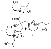 bis(2-hydroxypropyl)ammonium citrate 구조식 이미지