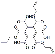 1,3,5-triallyl trihydrogen benzenehexacarboxylate Structure