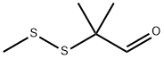 2-(METHYLDITHIO)-ISOBUTYRALDEHYDE Structure