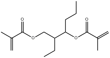 2-ethyl-1-propyl-1,3-propanediyl bismethacrylate Structure