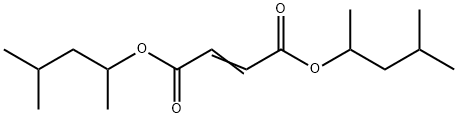 bis(1,3-dimethylbutyl) 2-butenedioate Structure