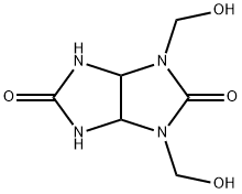 Tetrahydro-1,3-bis(hydroxymethyl)imidazo[4,5-d]imidazole-2,5(1H,3H)-dione Structure