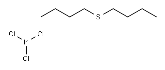 trichloro[1,1'-thiobis[butane]]iridium 구조식 이미지