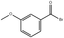 Benzoyl bromide, 3-methoxy- (9CI) 구조식 이미지