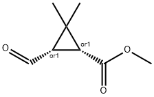 메틸시스-3-포르밀-2,2-디메틸시클로프로판카르복실레이트 구조식 이미지