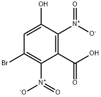 3-BROMO-5-HYDROXY-2,6-DINITRO-BENZOIC ACID Structure