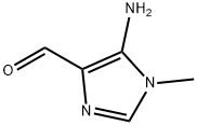 1H-Imidazole-4-carboxaldehyde,5-amino-1-methyl-(9CI) 구조식 이미지