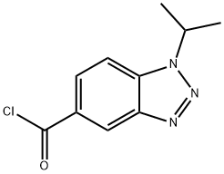 1-ISOPROPYL-1H-1,2,3-벤조트리아졸-5-염화카르보닐 구조식 이미지