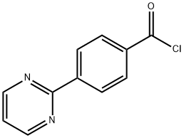 4-пиримидин-2-илбензоил хлорид структурированное изображение
