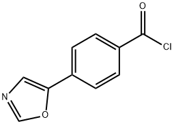 Benzoyl chloride, 4-(5-oxazolyl)- (9CI) Structure