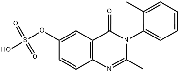 Methaqualone 6-Sulfate Structure